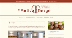 Desktop Screenshot of anticoborgomezzago.com